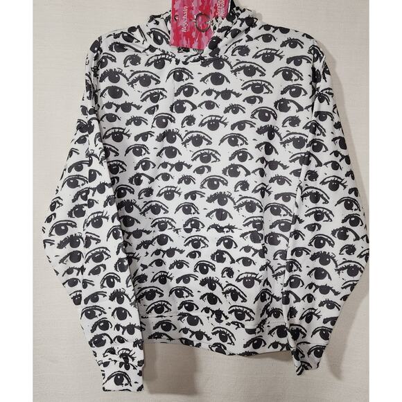 Eye white Hoodie women's size medium - Picture 4 of 6